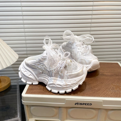 Lace Bow Shoes