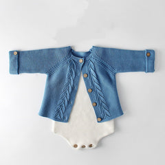 Knitted jacket woolen Romper