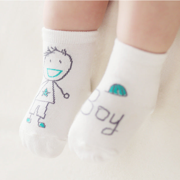 Asymmetric Baby Socks