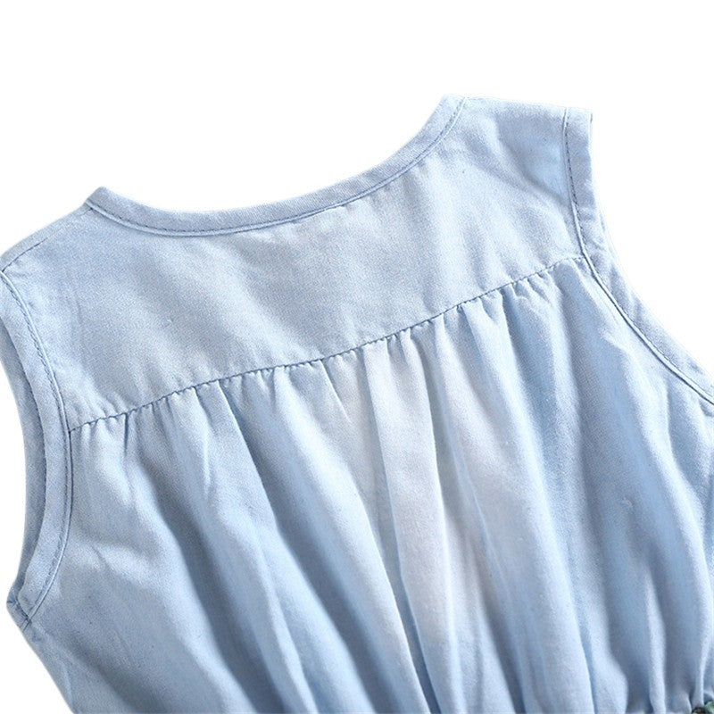 Girls Denim Dress