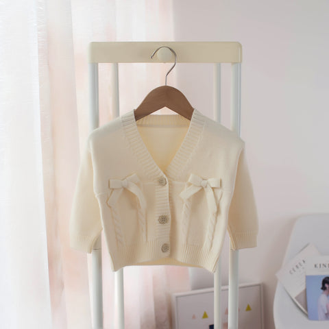 V-Neck Acrylic Kids Sweater