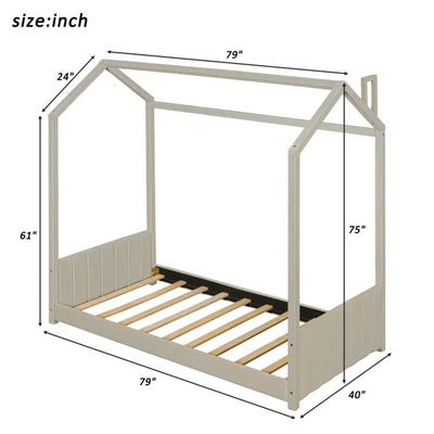 Velvet Twin Bed