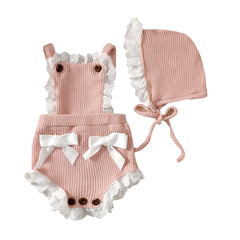 Girls' Wool Hat Romper