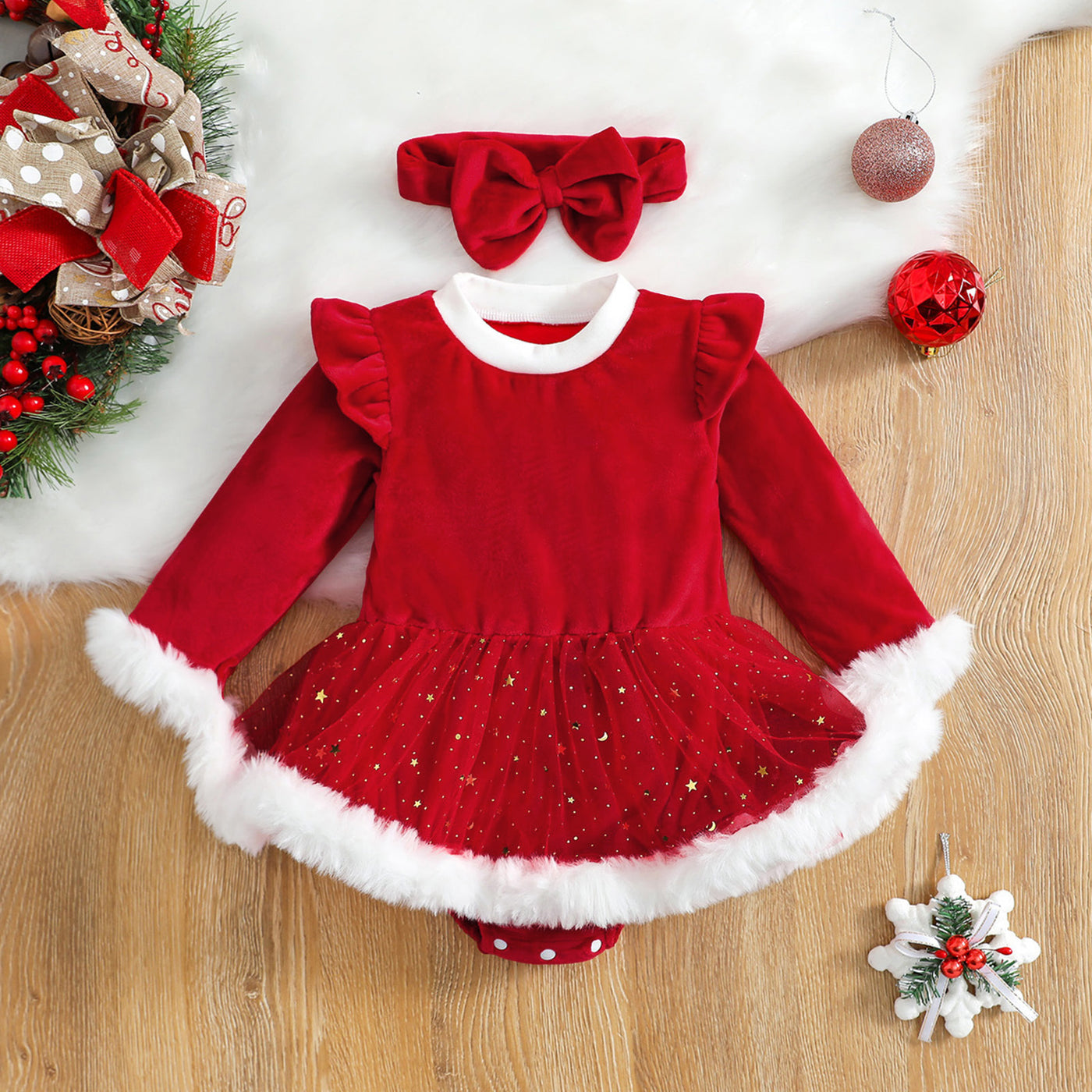 Baby Red Romper