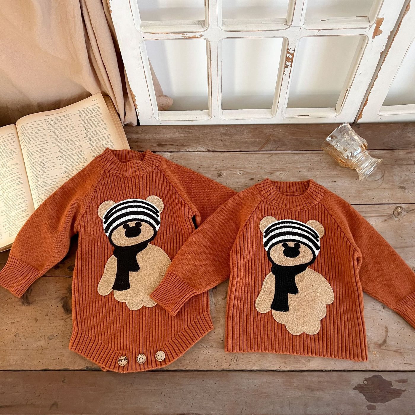 Bear Knitted Romper