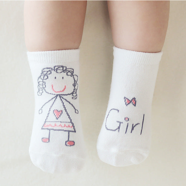 Asymmetric Baby Socks