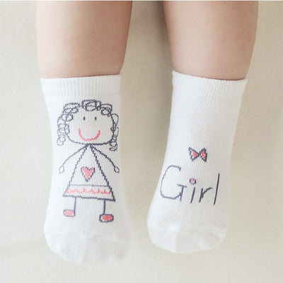 Asymmetric Baby Socks