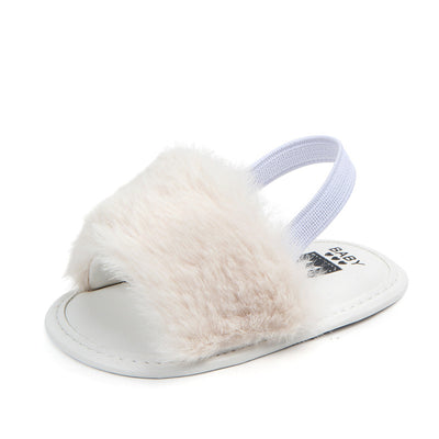 0-1 four-color baby sandals soft bottom toddler shoes elastic comfortable non-slip baby shoes