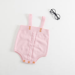 Knitted wool triangle Romper