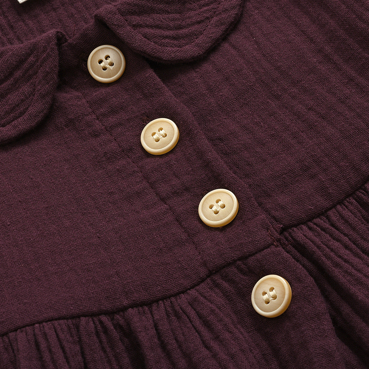 Girls Lapel Dress