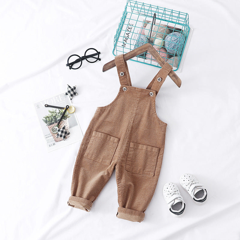 Girls Boys Overalls