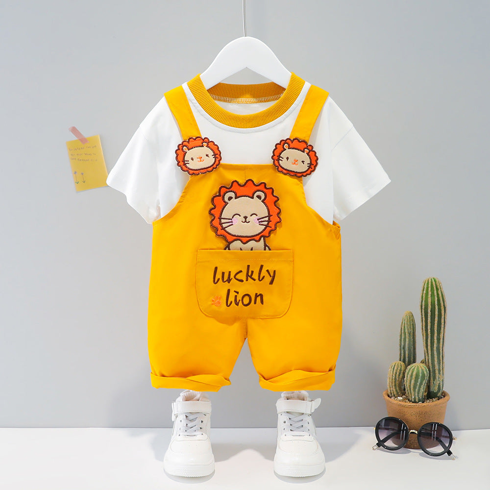 Toddler Short Overalls