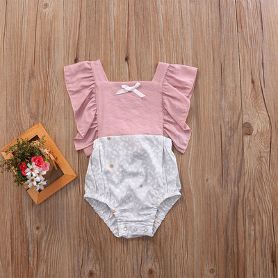 Floral Patchwork Romper