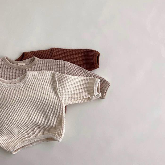 Waffle Pullover Tee