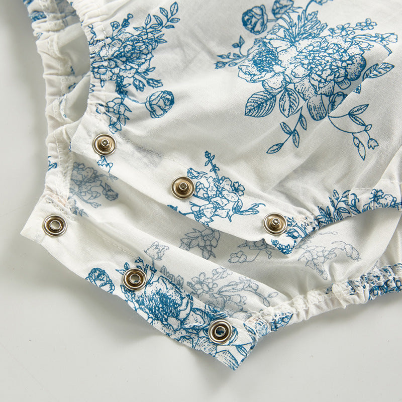 Blue Cotton Skirt