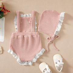 Girls' Wool Hat Romper