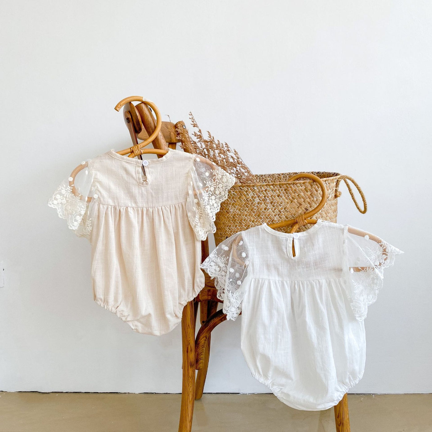 Lace Baby Romper