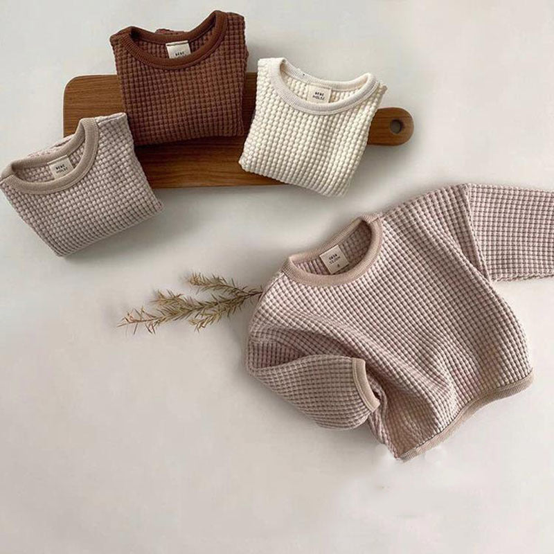 Waffle Pullover Tee