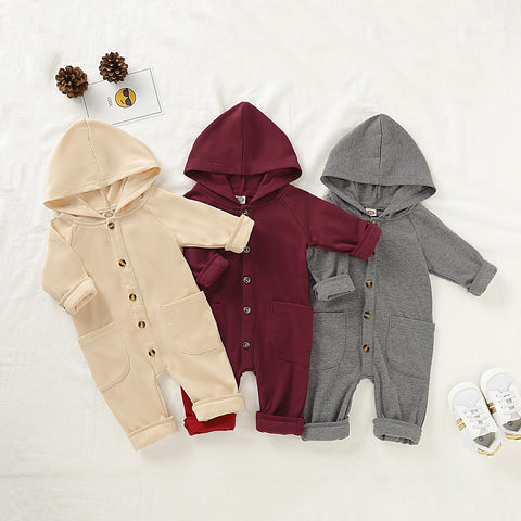 Children's hooded romper