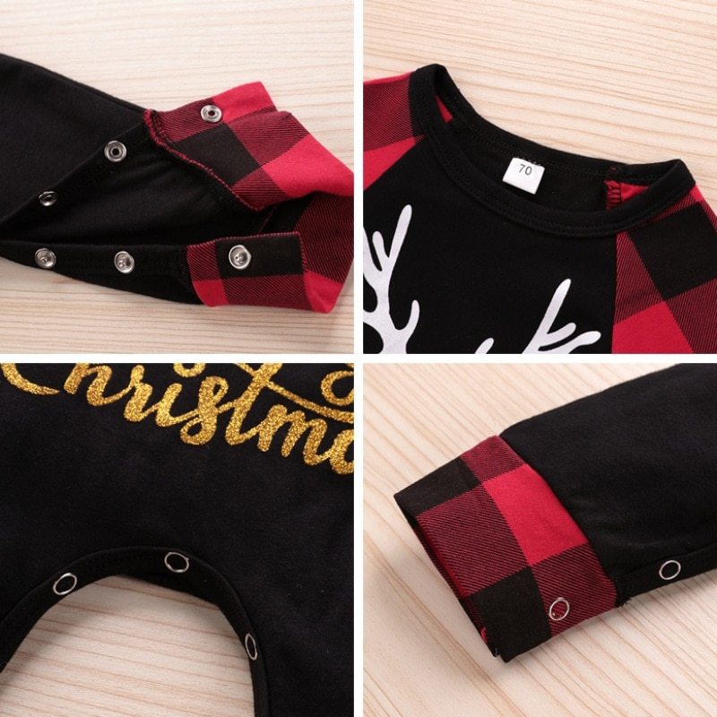Red Plaid Romper