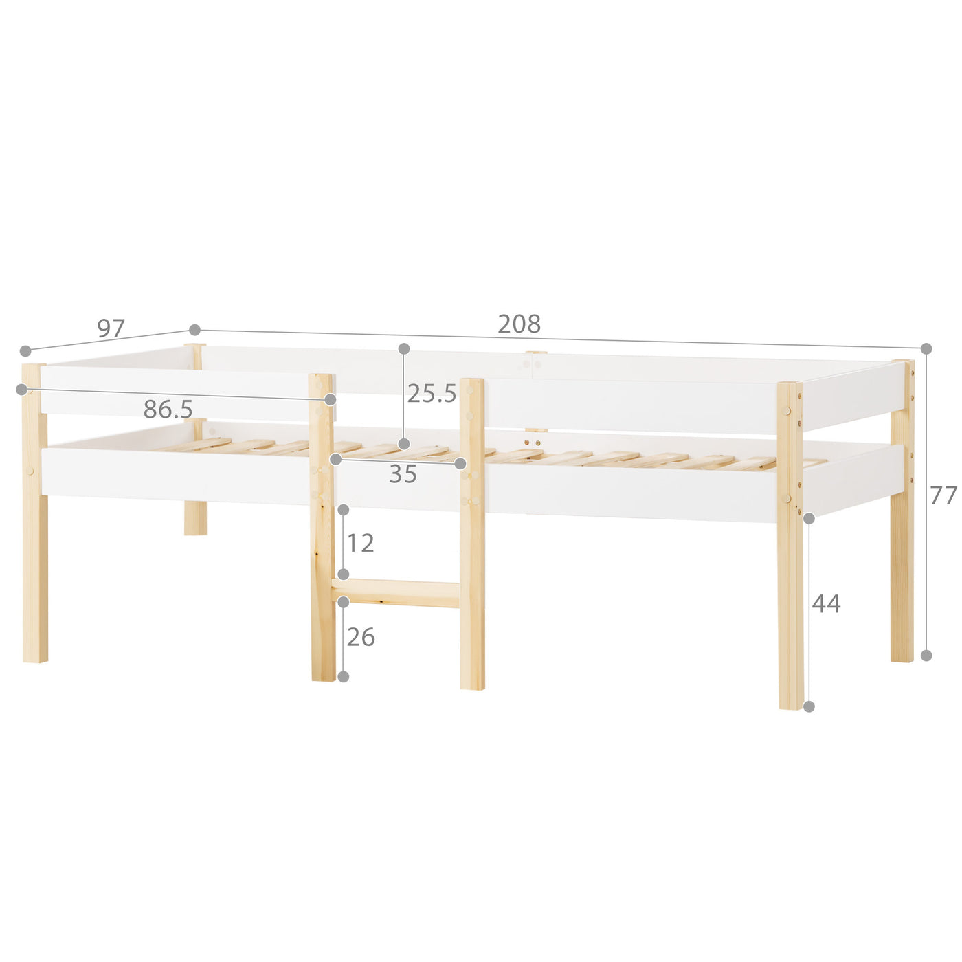 Pine Kids Bed