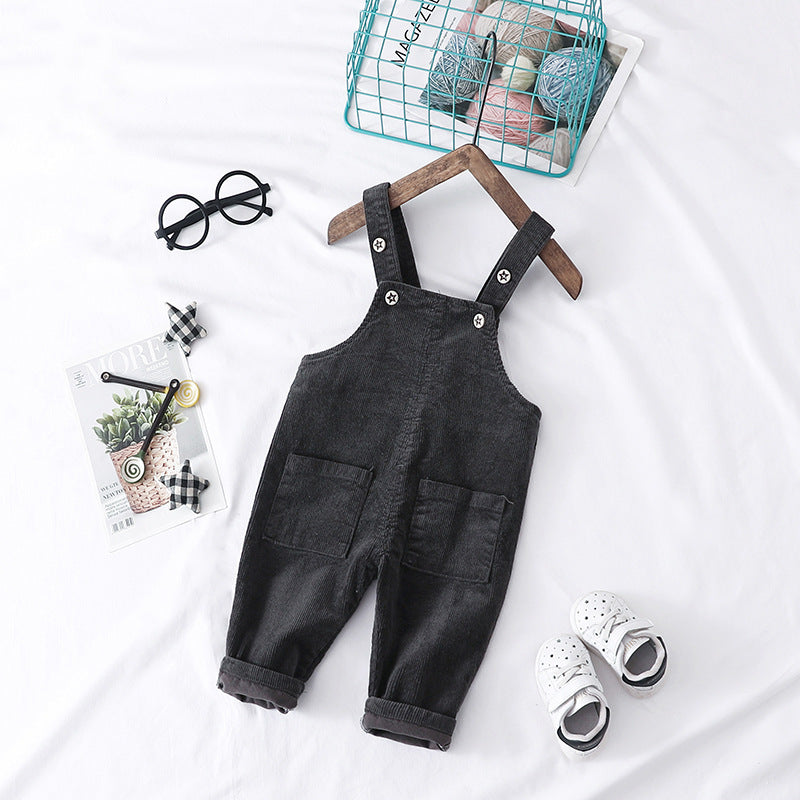 Girls Boys Overalls