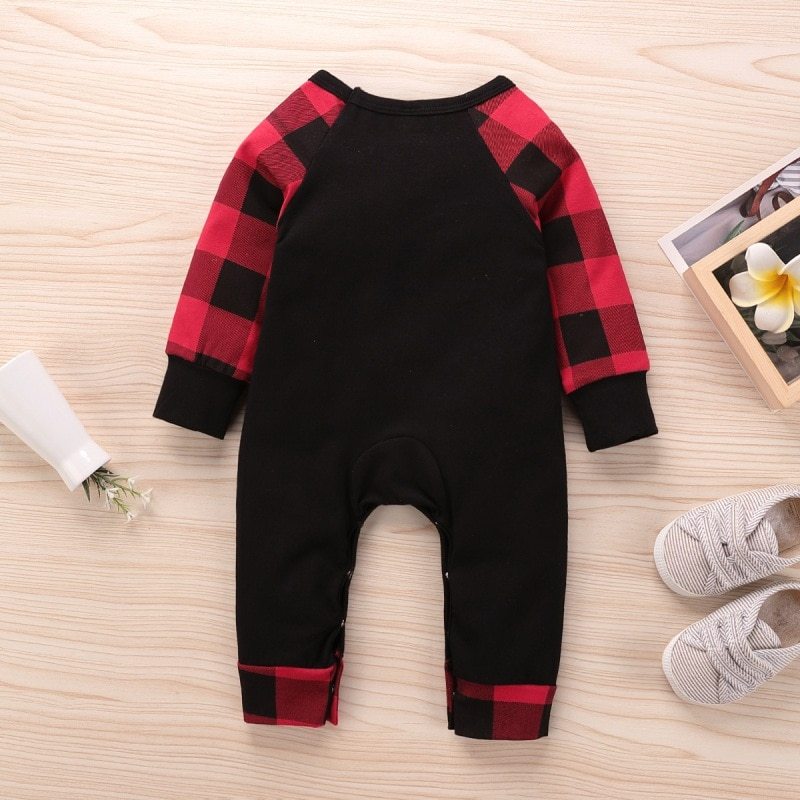 Red Plaid Romper