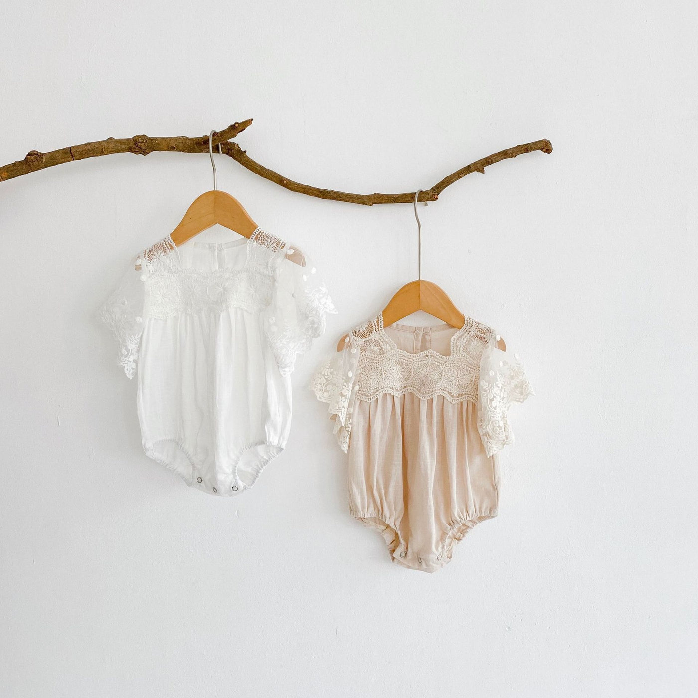 Lace Baby Romper
