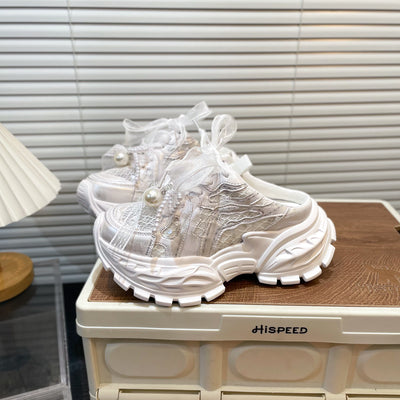 Lace Bow Shoes