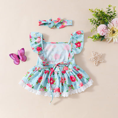 Floral Baby Romper