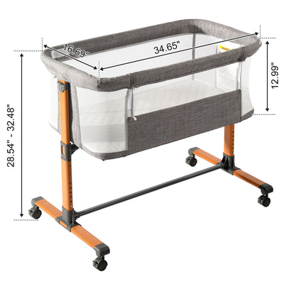 Baby Bassinet Grey