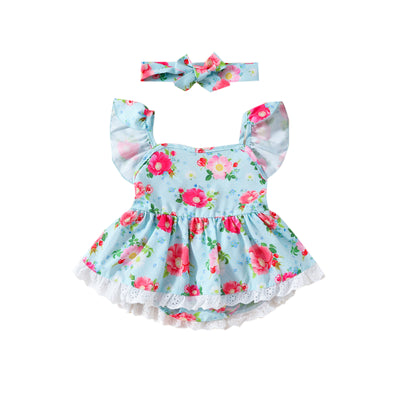 Floral Baby Romper
