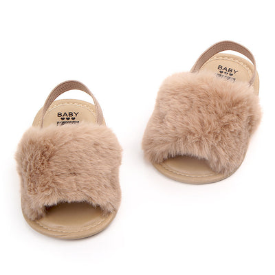 0-1 four-color baby sandals soft bottom toddler shoes elastic comfortable non-slip baby shoes