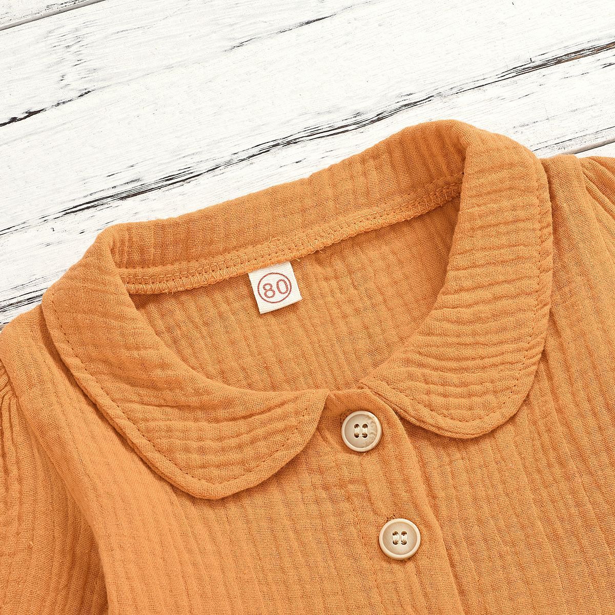 Girls Lapel Dress