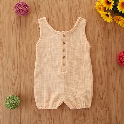 Solid Color Romper