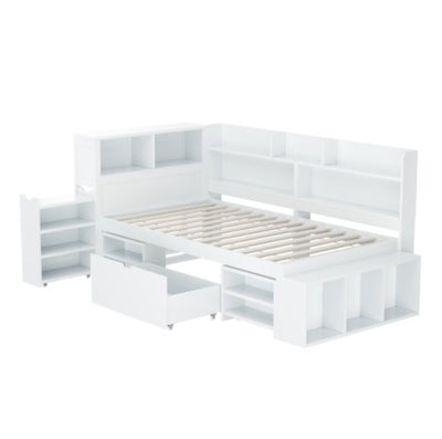 Single Bed White