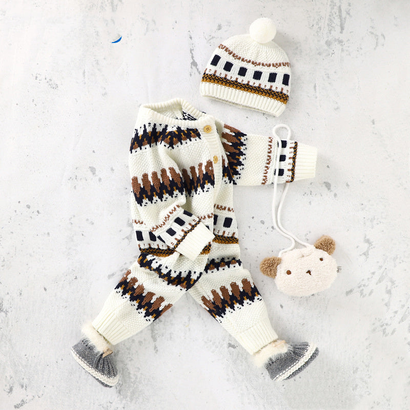 Fan Print Romper