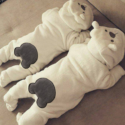 Infant Baby Autumn Clothes Go Out One-piece Romper Romper