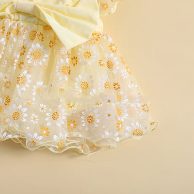 Mesh Sleeve Dress