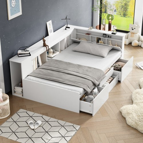 Single Bed White