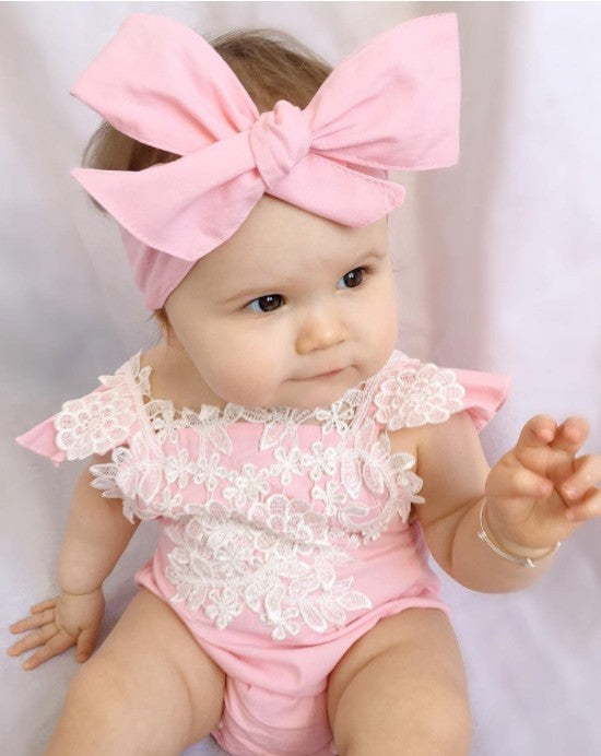 Lace Flower Romper