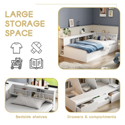 Single Bed White