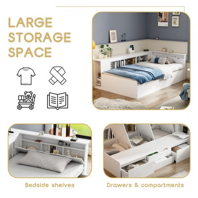 Single Bed White