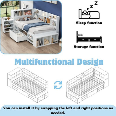 Single Bed White