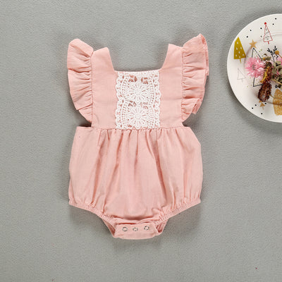 Floral Patchwork Romper