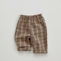 Korean Plaid Pants