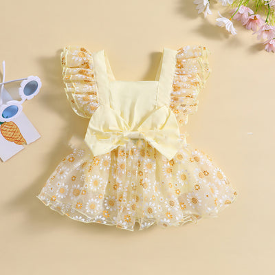 Mesh Sleeve Dress