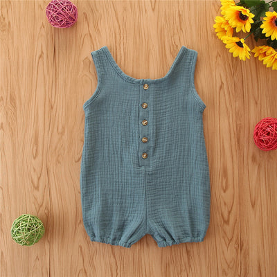 Solid Color Romper
