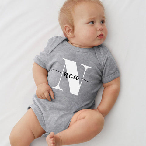 Baby Name Romper