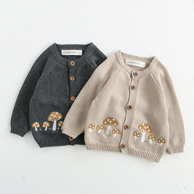 Baby's Long-sleeved Sweater Suspender Romper